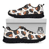 Face Rottweiler Print Pattern Black Sneaker-grizzshop