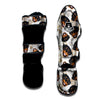 Face Rottweiler Print Pattern Muay Thai Shin Guards-grizzshop