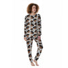 Face Rottweiler Print Pattern Women's Pajamas-grizzshop