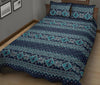 Fairisle Christmas Pattern Print Bed Set Quilt-grizzshop