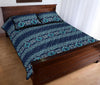 Fairisle Christmas Pattern Print Bed Set Quilt-grizzshop