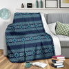 Fairisle Christmas Pattern Print Blanket-grizzshop