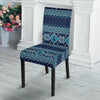 Fairisle Christmas Pattern Print Chair Cover-grizzshop