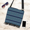 Fairisle Christmas Pattern Print Crossbody bags-grizzshop