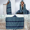 Fairisle Christmas Pattern Print Hooded Blanket-grizzshop