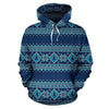 Fairisle Christmas Pattern Print Men Women Pullover Hoodie-grizzshop