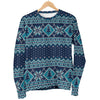 Fairisle Christmas Pattern Print Women's Sweatshirt-grizzshop