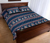 Fairisle Christmas Snowman Pattern Print Bed Set Quilt-grizzshop