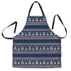 Fairisle Christmas Snowman Pattern Print Men's Apron-grizzshop