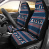 Fairisle Christmas Snowman Pattern Print Universal Fit Car Seat Covers-grizzshop