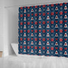 Fairisle Gift Christmas Pattern Print Bathroom Shower Curtain-grizzshop