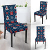 Fairisle Gift Christmas Pattern Print Chair Cover-grizzshop