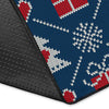 Fairisle Gift Christmas Pattern Print Floor Mat-grizzshop