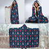 Fairisle Gift Christmas Pattern Print Hooded Blanket-grizzshop