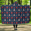 Fairisle Gift Christmas Pattern Print Hooded Blanket-grizzshop