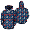 Fairisle Gift Christmas Pattern Print Men Women Pullover Hoodie-grizzshop