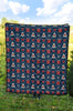 Fairisle Gift Christmas Pattern Print Quilt-grizzshop