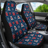 Fairisle Gift Christmas Pattern Print Universal Fit Car Seat Covers-grizzshop