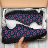 Fairisle Heart Christmas Pattern Print Sneaker Shoes For Men Women-grizzshop