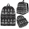 Fairisle Polar Bear Christmas Pattern Print Backpack-grizzshop