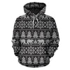 Fairisle Polar Bear Christmas Pattern Print Men Women Pullover Hoodie-grizzshop