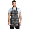 Fairisle Polar Bear Christmas Pattern Print Men's Apron-grizzshop