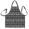 Fairisle Polar Bear Christmas Pattern Print Men's Apron-grizzshop