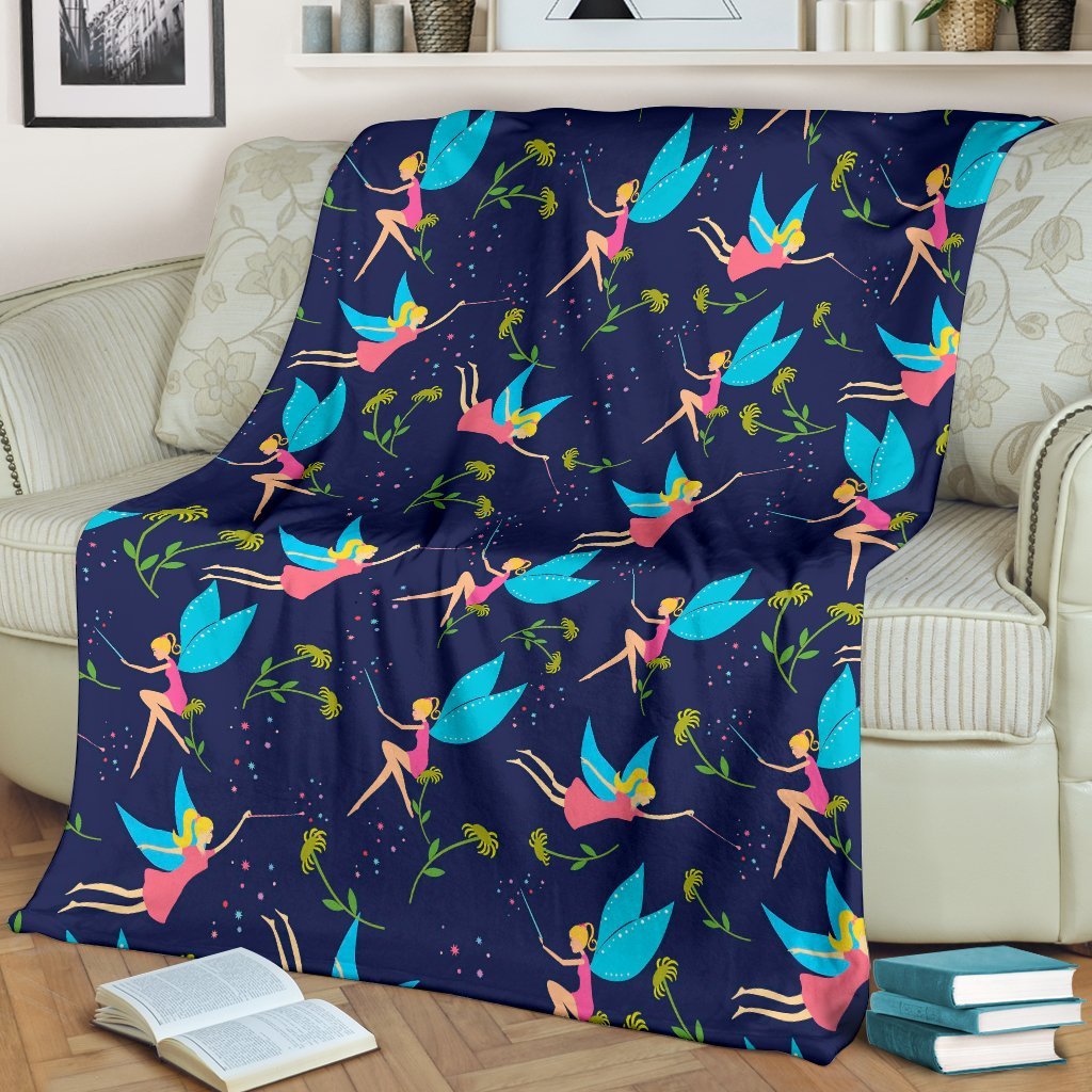 Fairy Pattern Print Blanket-grizzshop