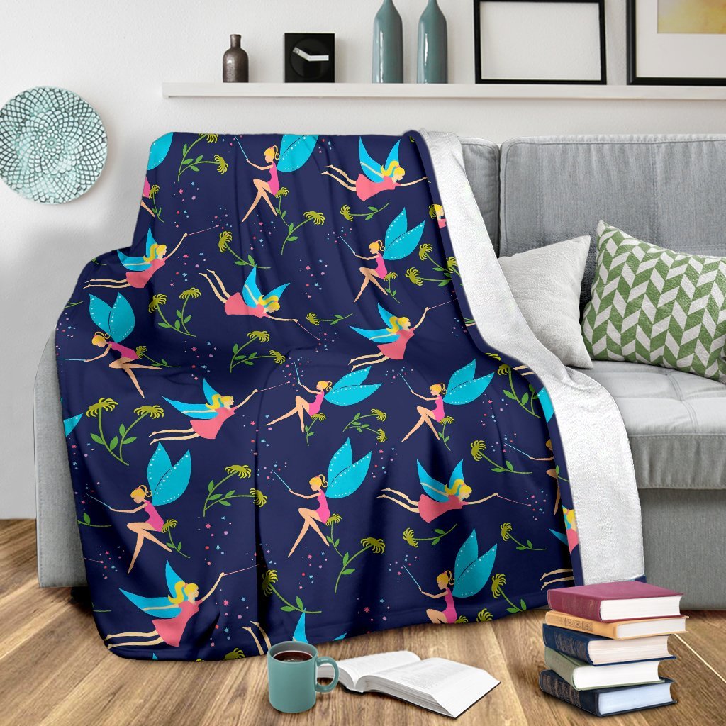 Fairy Pattern Print Blanket-grizzshop