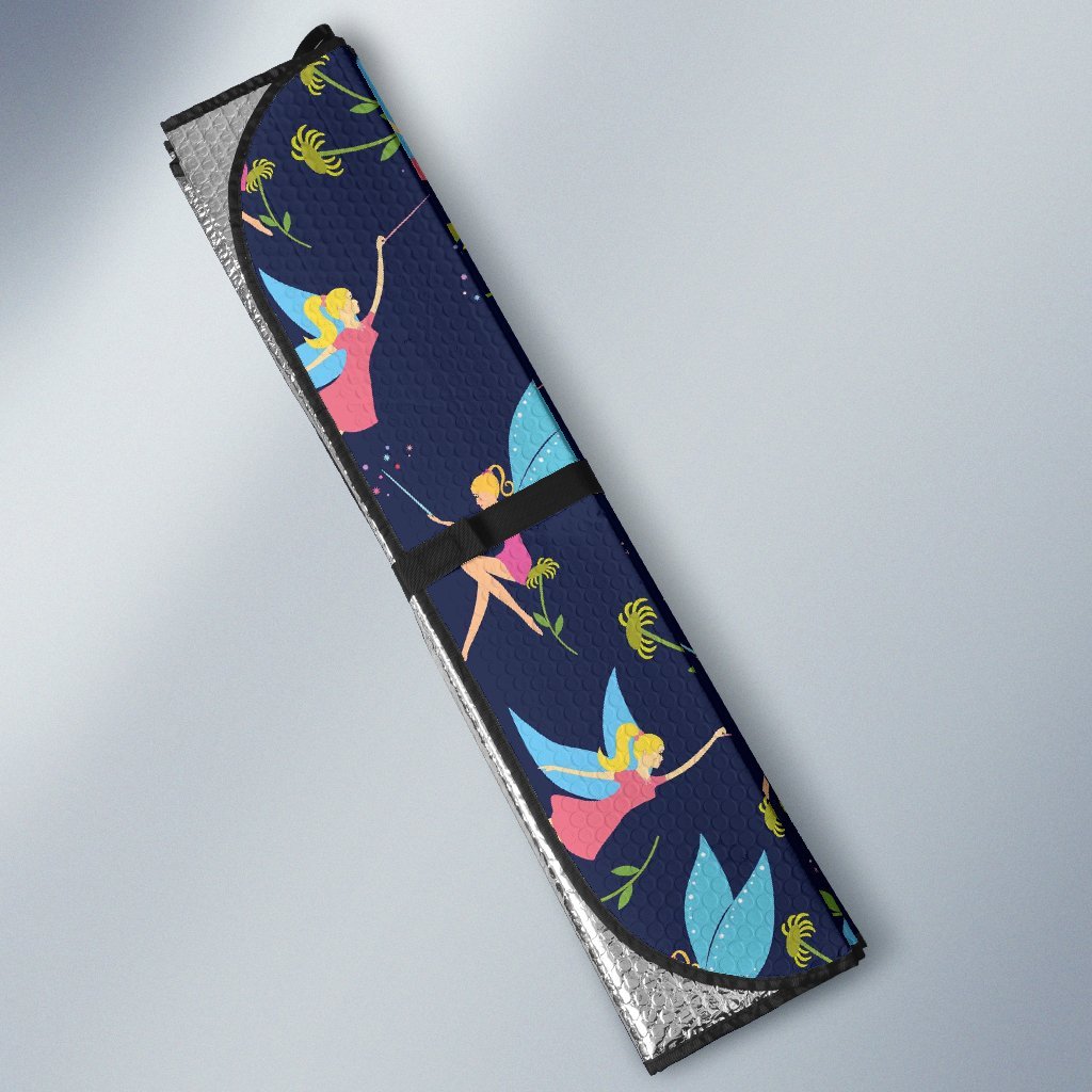 Fairy Pattern Print Car Sun Shade-grizzshop