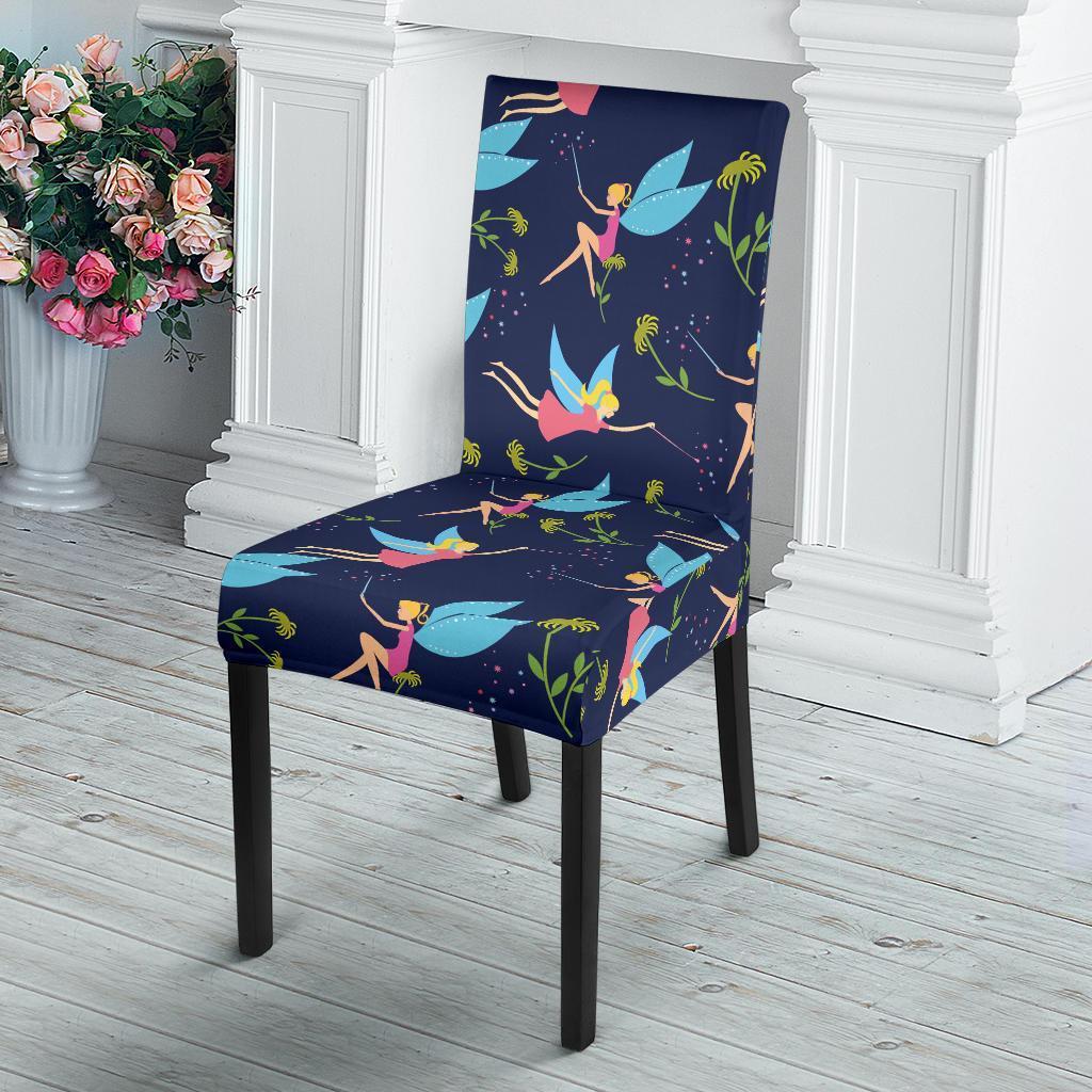 Fairy Pattern Print Chair Cover-grizzshop