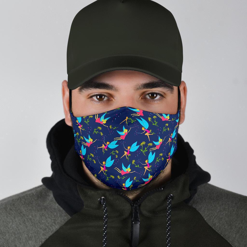 Fairy Pattern Print Face Mask-grizzshop