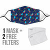 Fairy Pattern Print Face Mask-grizzshop