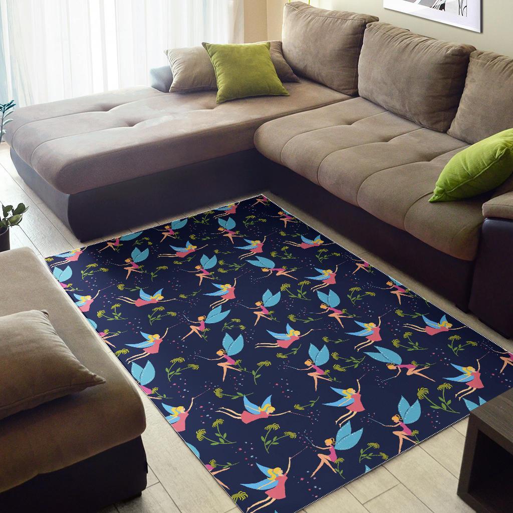 Fairy Pattern Print Floor Mat-grizzshop