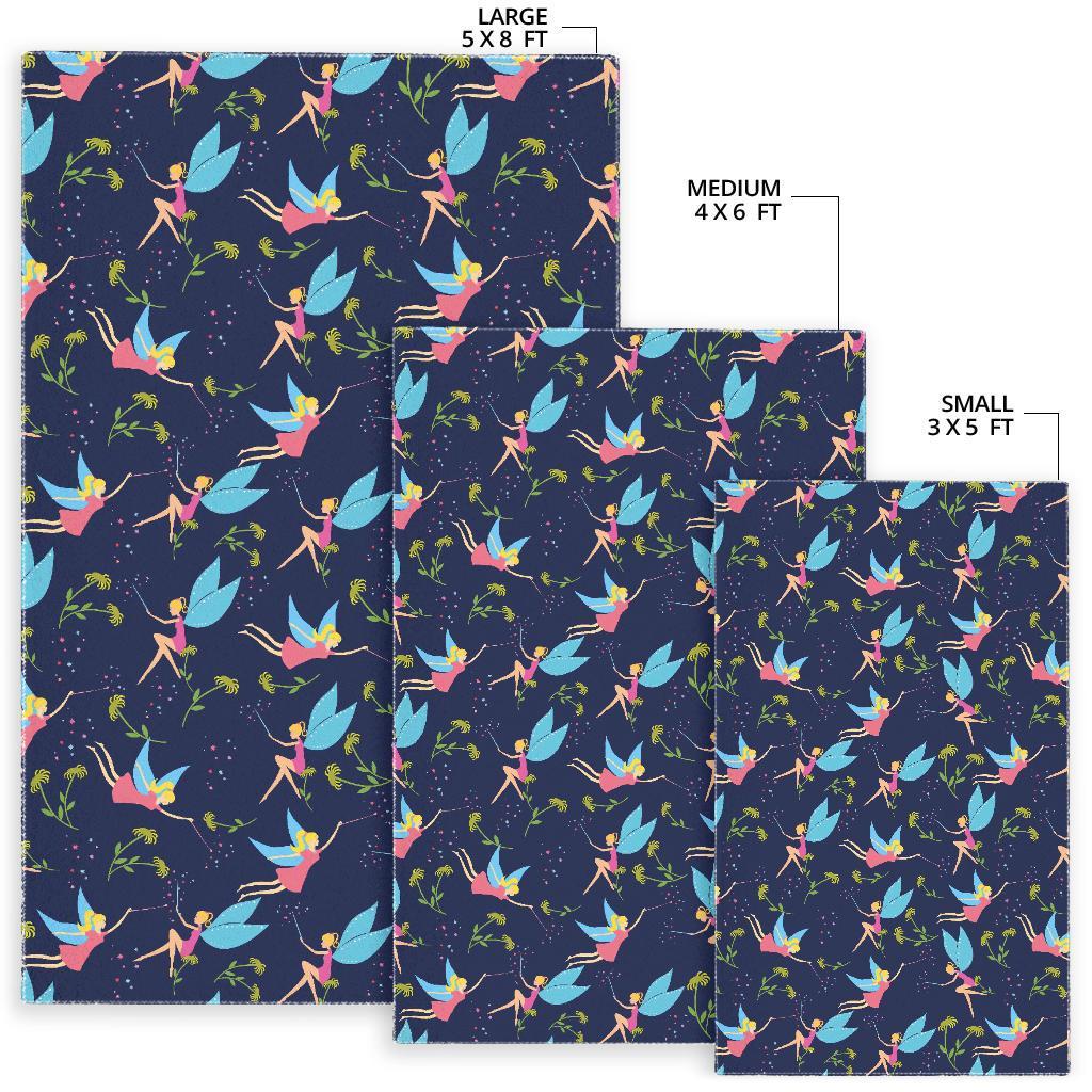 Fairy Pattern Print Floor Mat-grizzshop