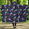 Fairy Pattern Print Hooded Blanket-grizzshop