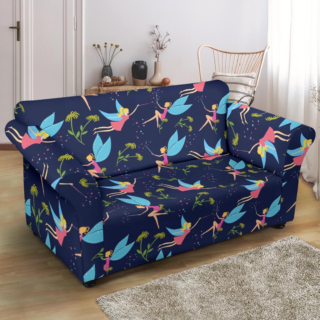 Fairy Pattern Print Loveseat Cover-grizzshop