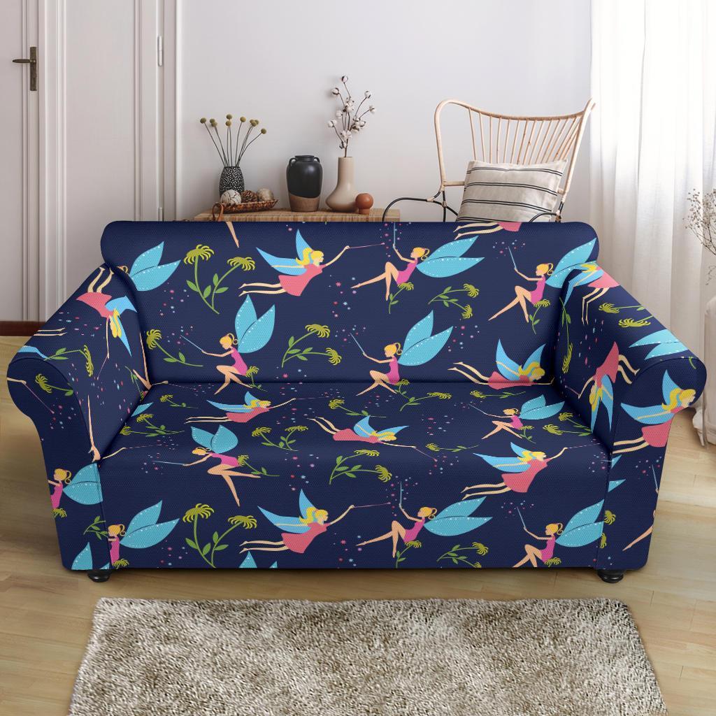 Fairy Pattern Print Loveseat Cover-grizzshop