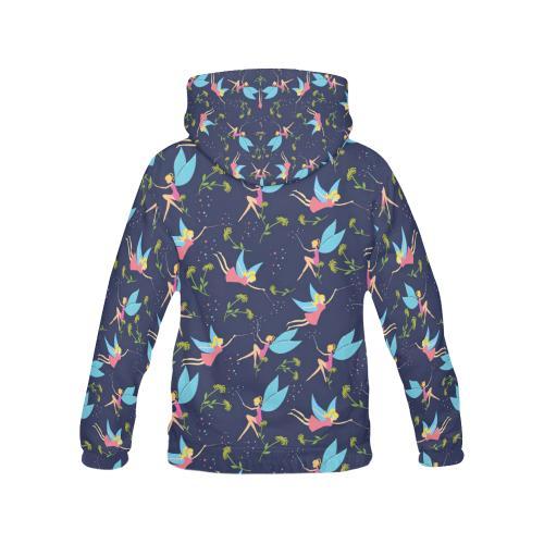 Fairy Pattern Print Men Pullover Hoodie-grizzshop