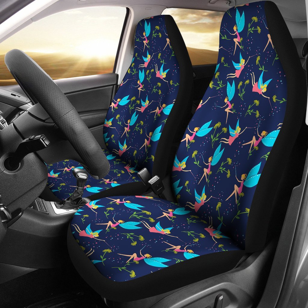 Fairy Pattern Print Universal Fit Car Seat Cover-grizzshop