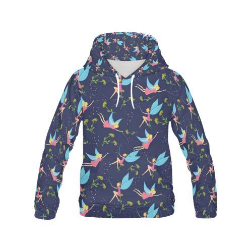 Fairy Pattern Print Women Pullover Hoodie-grizzshop