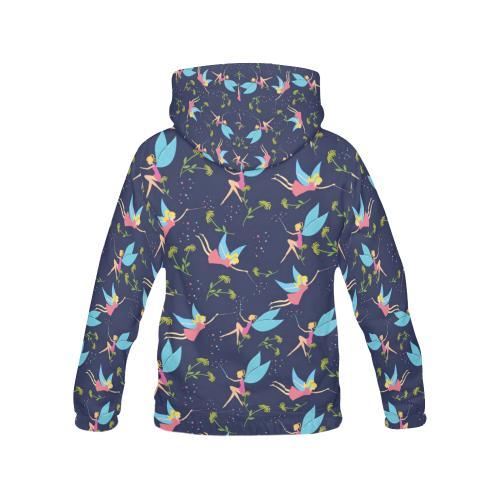 Fairy Pattern Print Women Pullover Hoodie-grizzshop