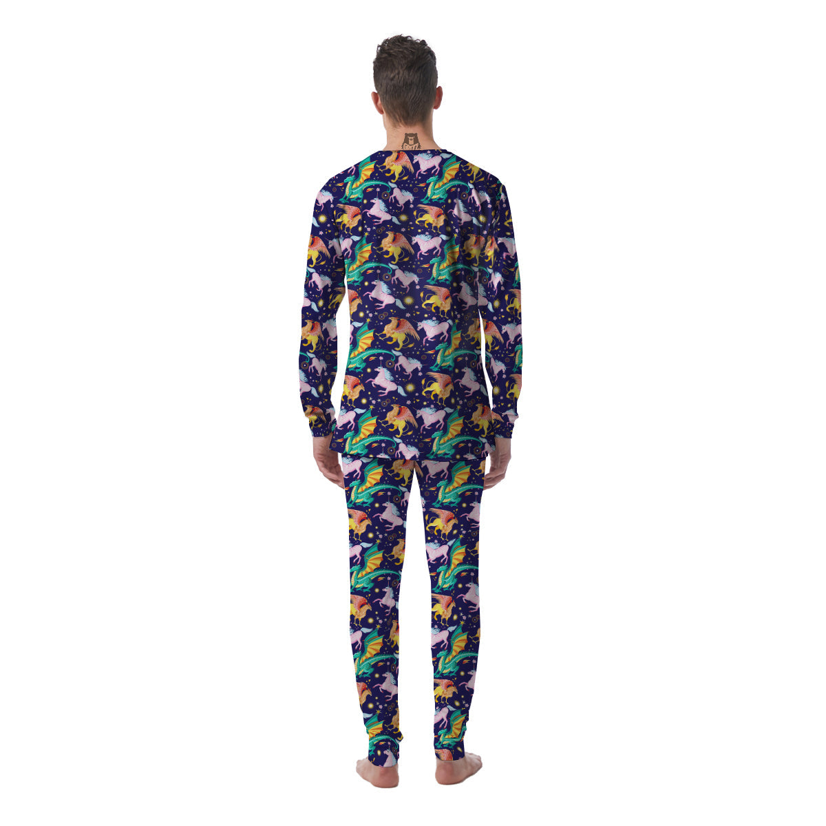 Fantastic Beasts Print Pattern Men's Pajamas-grizzshop