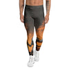 Fantasy Knight On Fire Print Men's Leggings-grizzshop