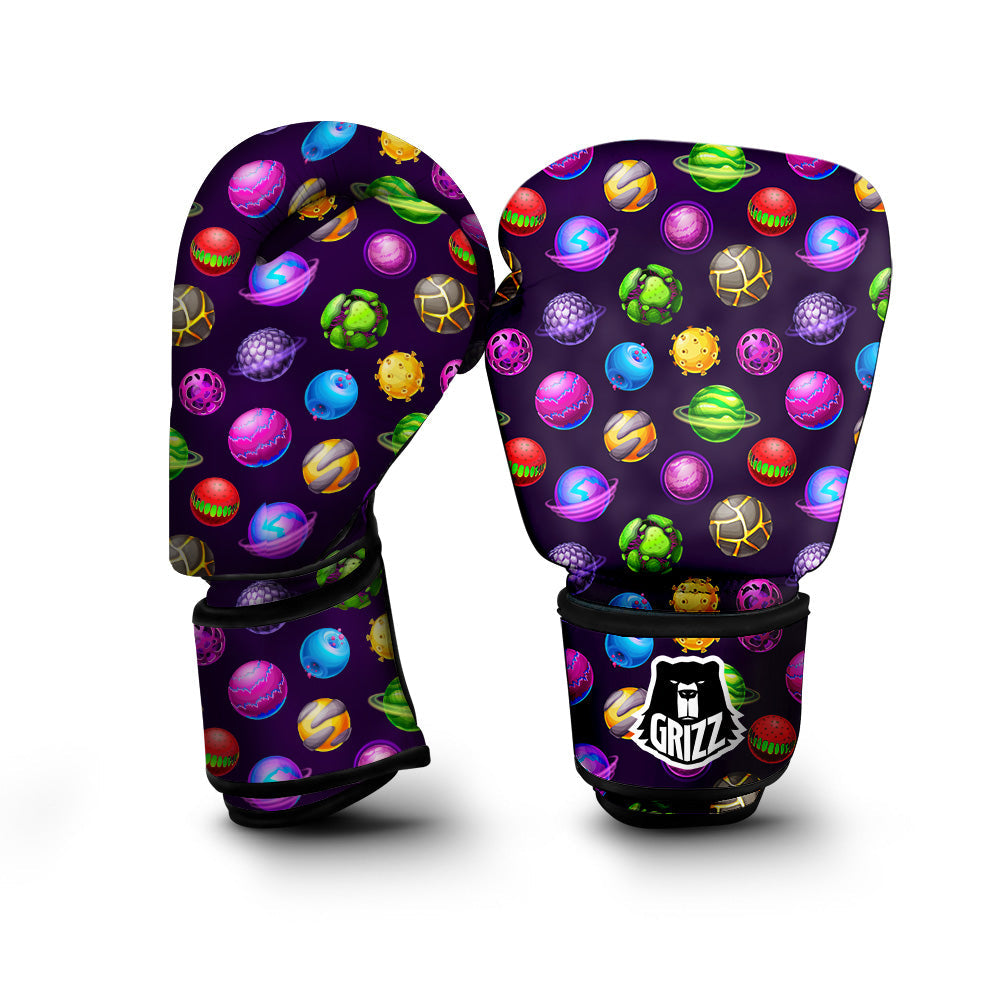 Fantasy Planets In Space Universe Print Pattern Boxing Gloves-grizzshop