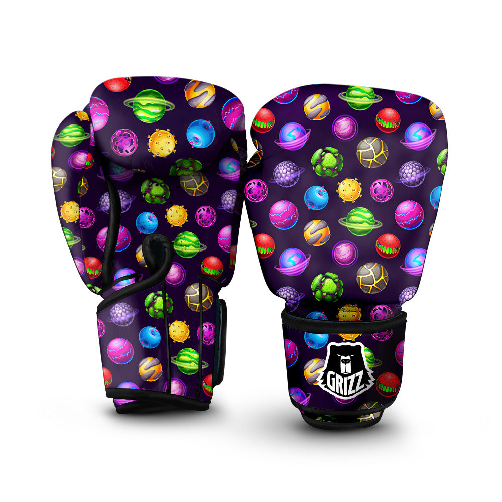 Fantasy Planets In Space Universe Print Pattern Boxing Gloves-grizzshop