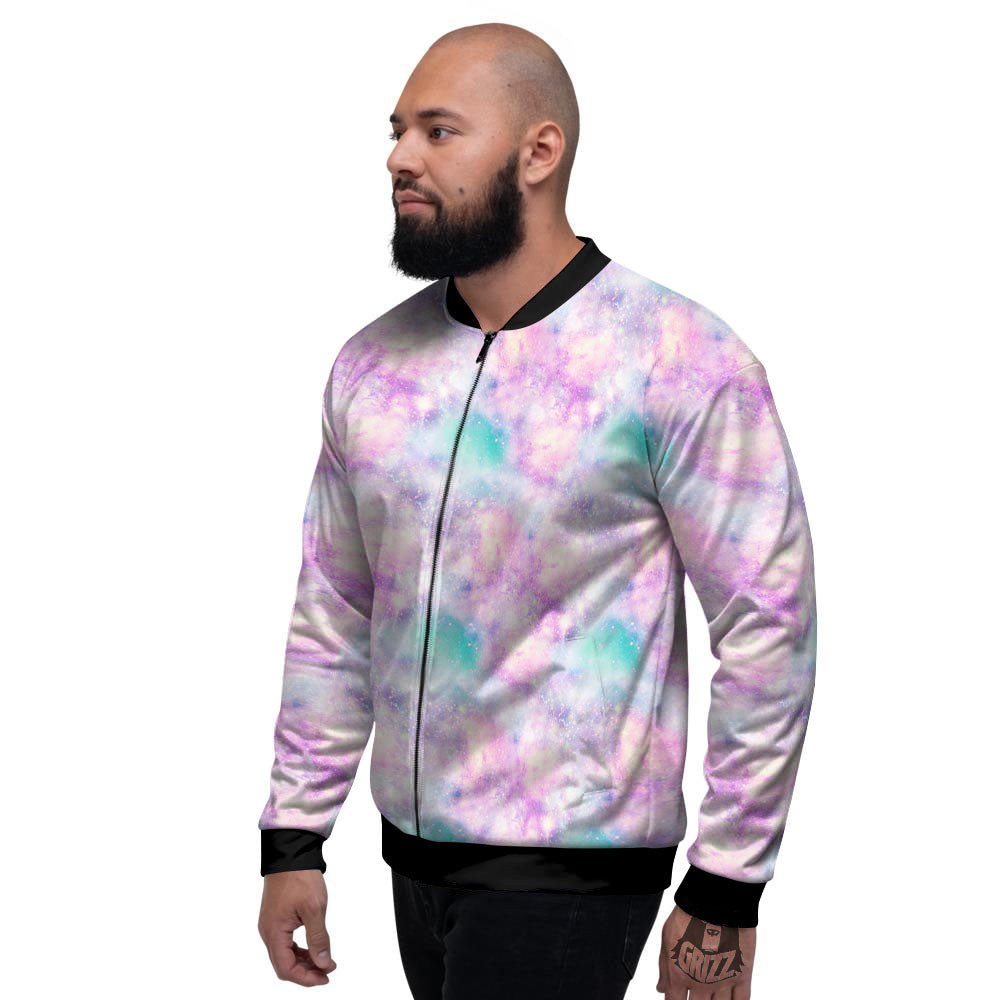 Fantasy Star Print Pattern Men's Bomber Jacket-grizzshop