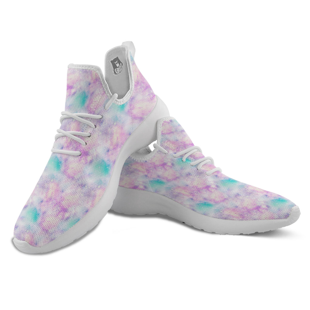 Fantasy Star Print Pattern White Athletic Shoes-grizzshop