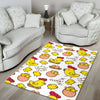 Farm Chicken Hen Chick Pattern Print Floor Mat-grizzshop