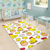 Farm Chicken Hen Chick Pattern Print Floor Mat-grizzshop